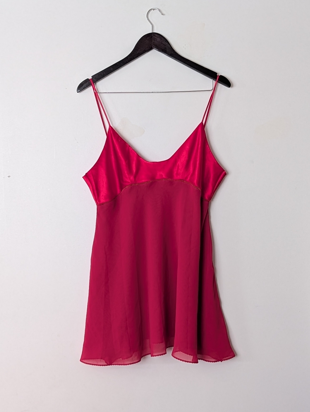Spring Magenta Slip Dress